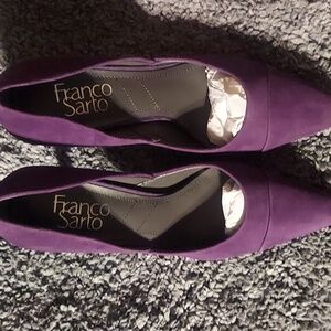 Franco Sarto Purple Suede Pumps Sz. 5.5